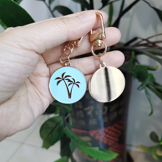 Llavero duro suave personalizado personalizado del llavero de la aleación del cinc de los fabricantes de China