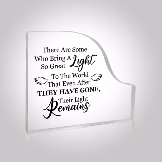 Personalizar pisapapeles acrílico de regalo de oficina transparente