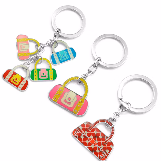 Llavero con forma de casa de metal personalizado para regalo